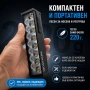 Ултра ярък 15 LED бар за велосипед, 4000 lm, USB-C, Бяла и жълта светлина, снимка 5