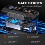 НОВ Мощен Автомобилен Стартер (Jump Starter) + Power Bank – 16800mAh, снимка 3