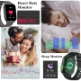 4605 Смарт часовник TechONE Wand Pro, Черен – Висока резолюция, Водоустойчив Подарък метална каишка, снимка 4