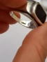 Три сребърни мъжки пръстена с черен камък , снимка 7