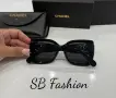Chanel черни очила с лого, снимка 6