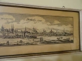 Стара немска гравюра на град Мюлхаузен през 1645 г картина, снимка 5