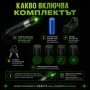 Мощен акумулаторен зелен лазер с приставки фигури за деца нов модел, снимка 6