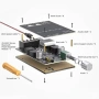 Bluetooth 5.0 стерео аудио усилвател 2x50W TPA3116D2 – Hi-Fi клас D, за DIY пасивни тонколони 10281, снимка 4