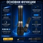 Професионален прожектор с лазерен диод COBA 60W – 2000м обхват Power Bank и димер, снимка 2