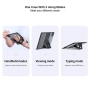 XUNDD калъф за Xiaomi Pad 7S Pro 12.5 – TPU+PC, подставка, Airbag, протектор, черен, снимка 3