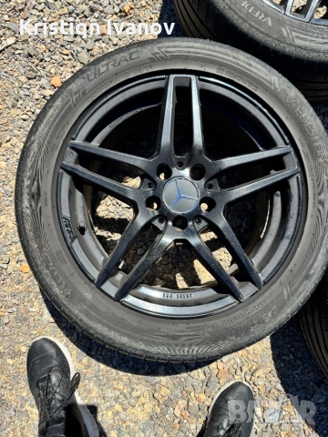 Джанти amg 17 с гуми, снимка 3 - Гуми и джанти - 54318155