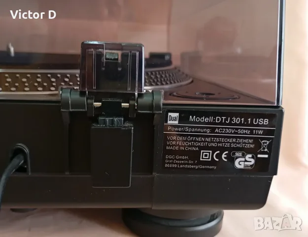 DUAL DTJ 301.1 USB-Грамофон Direct Drive,вградена RIAA , снимка 16 - Грамофони - 55529119