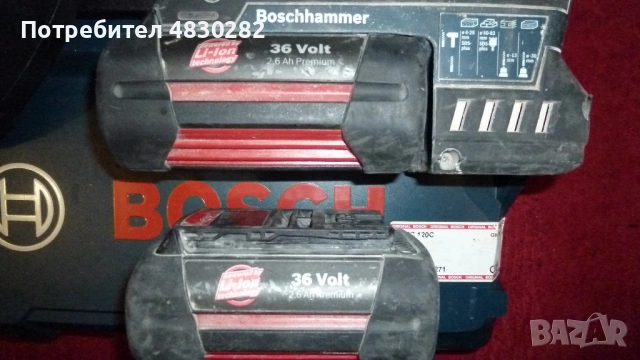 Акумулаторен перфоратор Bosch GBH 36 VF-LI Plus Professional / 36 V, снимка 4 - Перфоратори - 54624597
