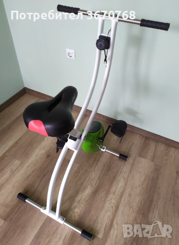 Сгъваем домашен велотренажор, снимка 4 - Фитнес уреди - 54015775