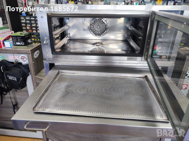 Конвектомат фурна Leventi Bakermat 220V 2016г, заедно с основа и маса., снимка 8 - Обзавеждане за заведение - 52019949