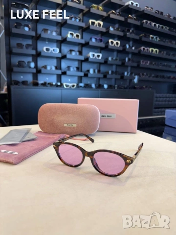 Gucci ⚜️ Miu Miu ⚜️Дамски Слънчеви Очила , снимка 6 - Слънчеви и диоптрични очила - 54382149