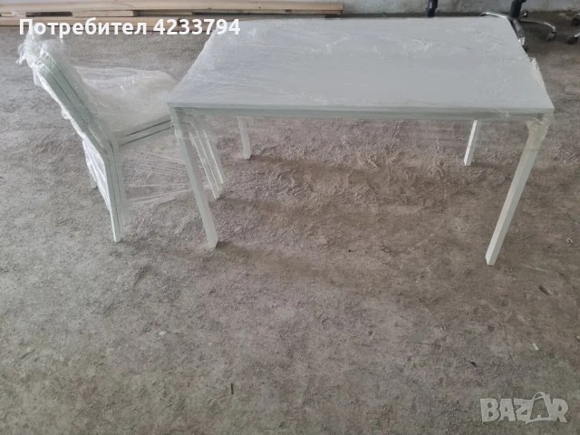 Маса 75/125 и 3 броя столове 42/42, снимка 2 - Маси - 54541402