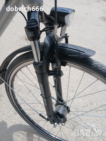 Алуминиев велосипед 28 цола Romet с амортисьори 24 скорости Shimano, снимка 5 - Велосипеди - 54500826