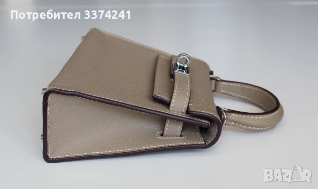 Дамска кожена чанта Hermes, снимка 4 - Чанти - 55206588