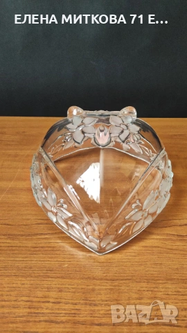 *Walther Glas* Германия-фруктиери от кристално стъкло, снимка 10 - Аксесоари за кухня - 54654432
