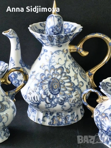 Руски порцелан ЛФЗ , снимка 3 - Сервизи - 54014995