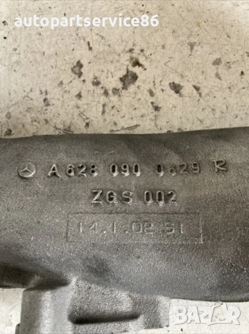 Въздуховод за всмукване на въздух 400 CDI за Mercedes ML W163 (2004) A6280900629, снимка 2 - Части - 54077136