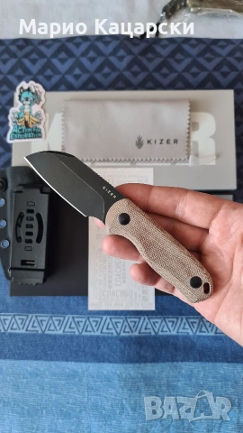Kizer drop bear fix Azo дизайн., снимка 14 - Ножове - 53979210