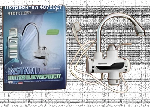 Смесител с проточен бойлер, за плот,  3000W + дисплей, снимка 6 - Бойлери - 55612380