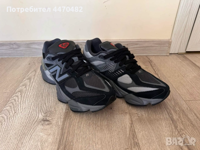 Обувки New Balance 9060 Black Castlerock Grey, снимка 3 - Маратонки - 54753304