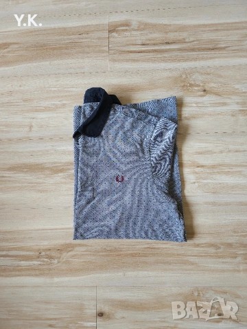 Оригинална мъжка тениска с яка Fred Perry, снимка 4 - Тениски - 50562873