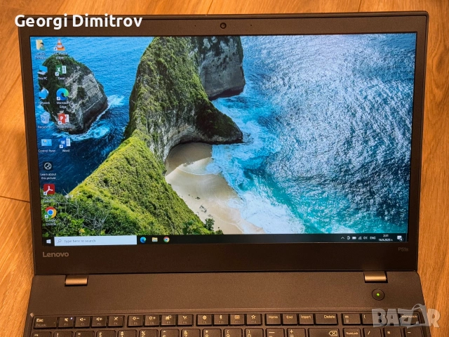 Lenovo Thinkpad P51s запазен I7-7500U/16RAM/256SSD/Nvidia Quadro M520/Full HD, снимка 3 - Лаптопи за работа - 54984268