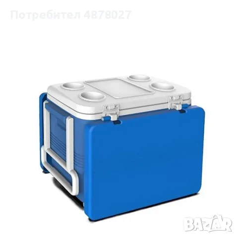 Хладилна кутия Atlantic 45L, пасивна, с табла/с колела, снимка 3 - Други стоки за дома - 55573129