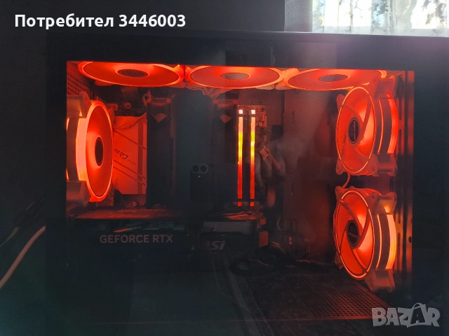 Компютър Gaming Ryzen 7 5700X3D/32GB RAM/1TB NVMe/2TB HDD/RTX 5060 TI 16 GB/750W Bronze, снимка 4 - Геймърски - 54747259