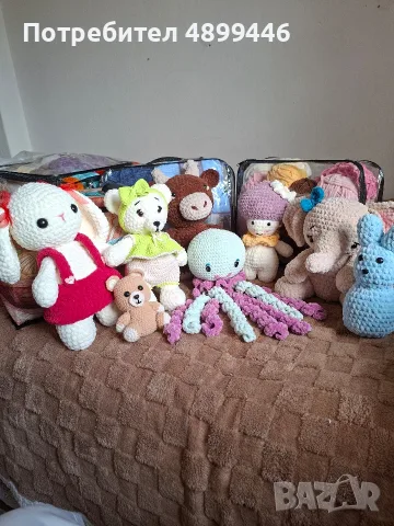 Ръчно изработени амигуруми плетени играчки