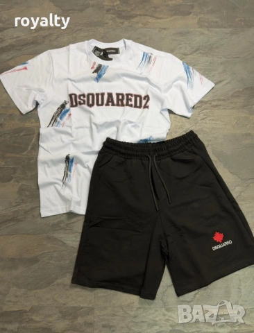 DSQUARED2 Нов Мъжки Летен Къс Екип