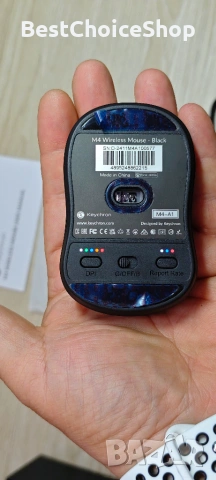 Безжична оптична мишка Keychron M4 - 8K опресняване - Bluetooth 5.3 / 2.4 GHz / USB връзка, снимка 5 - Клавиатури и мишки - 55167316