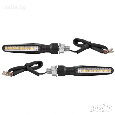 Универсални динамични LED мигачи за мотор – Секвенциален ефект | Скутер, ATV, Комплект 2 бр. 10101, снимка 12 - Нумизматика и бонистика - 54657772