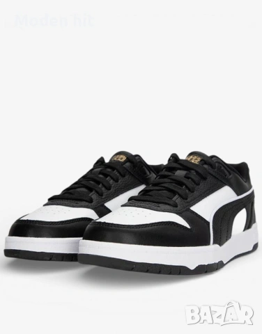 Оригинал! PUMA Rebond Game Low Shoes Black/White мъжки сникърси, снимка 2 - Маратонки - 54385765