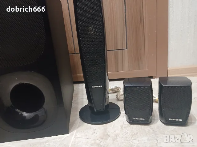 Bluetooth субуфер Sony 5.1 с тонколони Panasonic AUX 60 евро, снимка 3 - Аудиосистеми - 55412979
