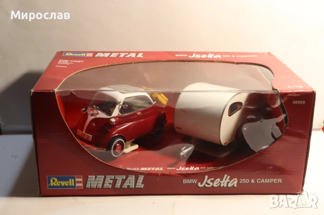 REVELL 1/18 BMW ISETTA CAMPER КЕМПЕР КАРАВАНА МОДЕЛ КОЛИЧКА
