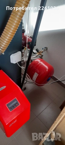 пелетен котел пелетерм 30кв.производство на гр.хасково със самопочистваща се горелка и бункер, снимка 3 - Отоплителни печки - 54189910