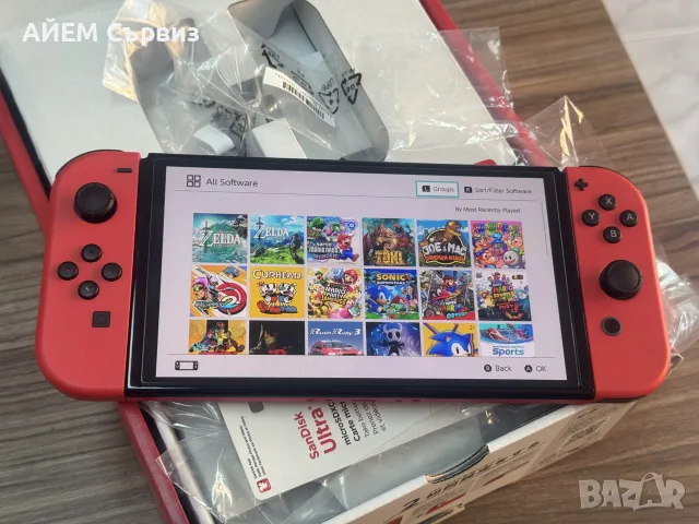 Nintendo Switch OLED с поставен чип, снимка 2 - Nintendo конзоли - 55478017