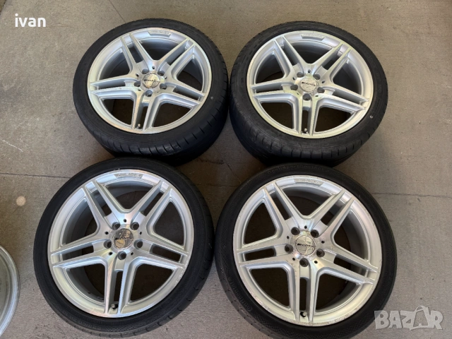 4 бр. оригинални алуминиеви джанти спорт пакет Mercedes AMG 18 цола 5x112, снимка 2 - Гуми и джанти - 54852553