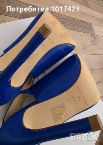 Кожени обувки без пета Karen Millen, снимка 8 - Дамски обувки на ток - 55353189