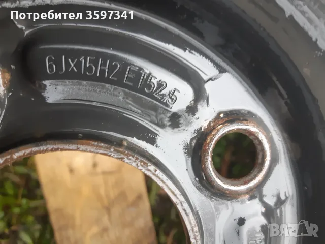 Форд 2 джанти 6jx15h2et52.5, снимка 2 - Гуми и джанти - 55308077