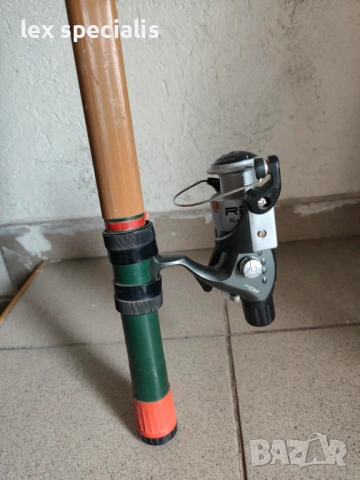 Ретро телескопична въдица + макара, снимка 7 - Въдици - 54268484