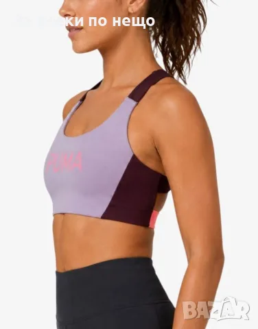 PUMA 4keeps Eversculpt Bra Plum Дамско Спортно Бюстие Код P2908, снимка 3 - Корсети, бюстиета, топове - 55510123