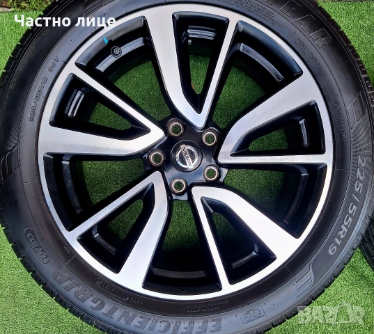 Продавам 4бр 19-ки джанти с летни гуми за Нисан X-Trail,Qashqai , снимка 3 - Гуми и джанти - 54125936