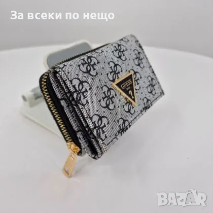 Guess Дамско Сиво Кожено Портмоне Код malkite-SO 31761, снимка 2 - Портфейли, портмонета - 55344964