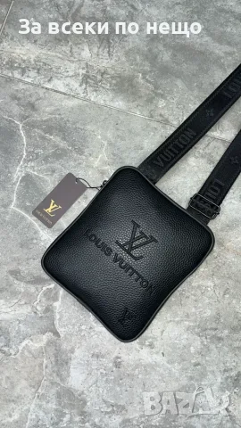 Louis Vuitton Мъжка Черна Чанта - Различни Модели Код Bal Style66