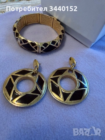 Комплект бижута Passavinti – гривна и обеци, с кутия, снимка 3 - Бижутерийни комплекти - 54156149