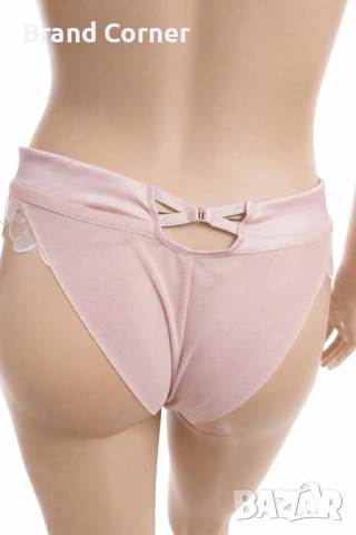 Дамско долнище Hunkemöller L – нежно розово с дантела и флорална бродерия, снимка 4 - Бельо - 54538598