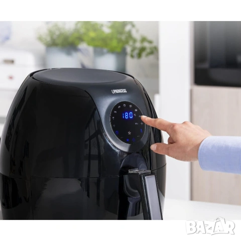 Чисто нов! Уред за здравословно готвене Princess, 5.2л., 1700W, Черен, снимка 7 - Фритюрници - 54940590