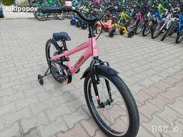 CROSS Алуминиев велосипед 20" ROXY розов, снимка 4 - Велосипеди - 53980855
